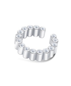 Crystal Wavy Ear Cuff EC-1466